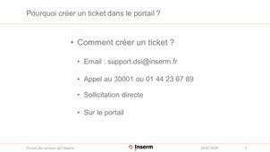 [Utilisateur][v1.1] Pourquoi créer ticket dans le portail des services numériques
